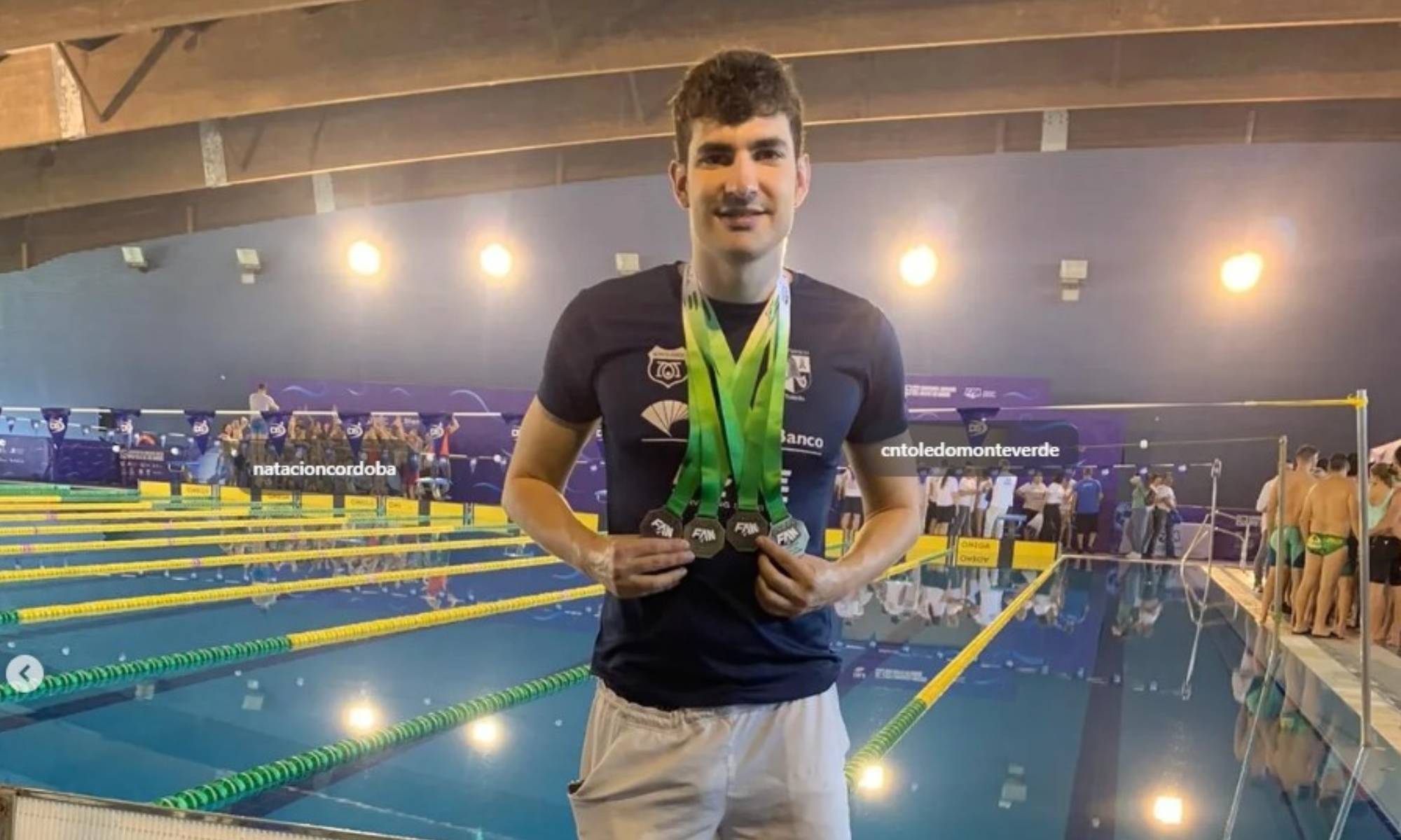 Antonio Flores, presidente del Club de Natación de El Carpio. Foto: CB Natación